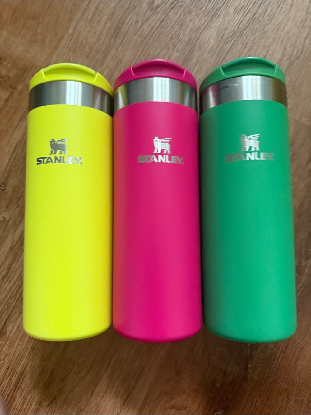 Stanley Bright Yellow, Hot Pink & Teal Travel Tumbler Set